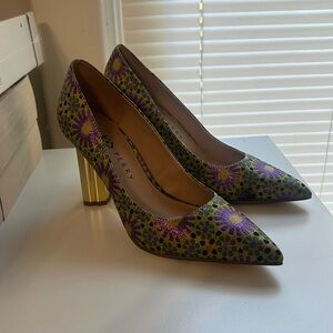 Katy Perry Geometric Sparkle Heels - Size 8